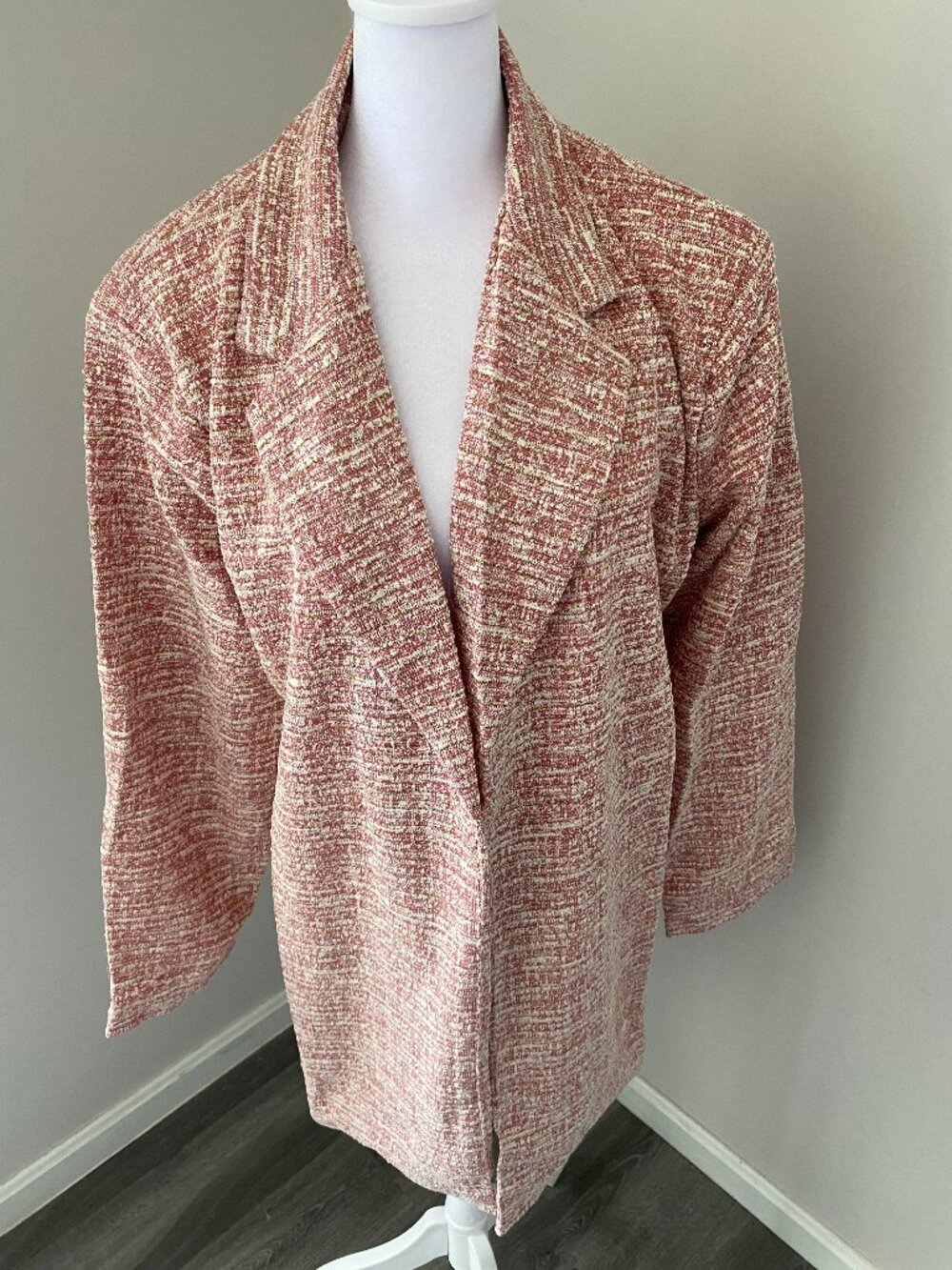 Pink Tweed Blazer